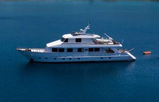 Charter yacht ELENA at sea