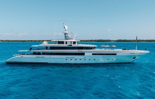 Charter yacht ETERNITY underway at sea