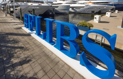 Big blue sign reading FLIBS