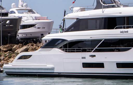 Superyacht LADY SARAH aft superstructure