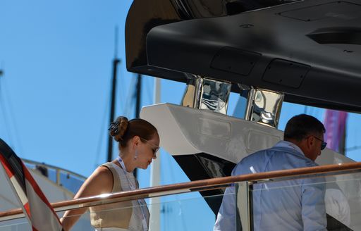 Show-goers at Monaco Yacht Show 2018