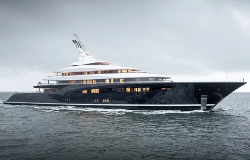 Charter yacht BREAKTHROUGH at sea