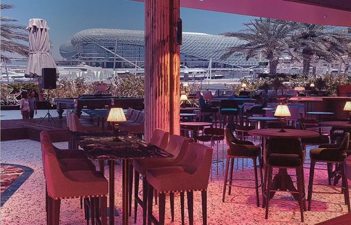 Bla Bla Bar Abu Dhabi dining area