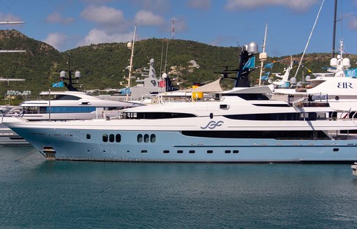 Charter yacht SEALION berthed in Antigua