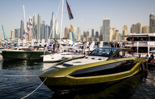 Dubai International Boat Show marina display
