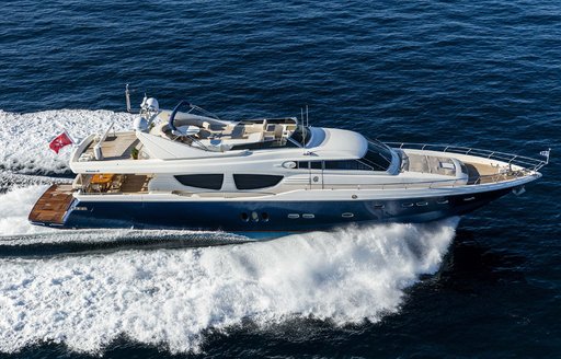 Charter yacht MYTHOS G at sea