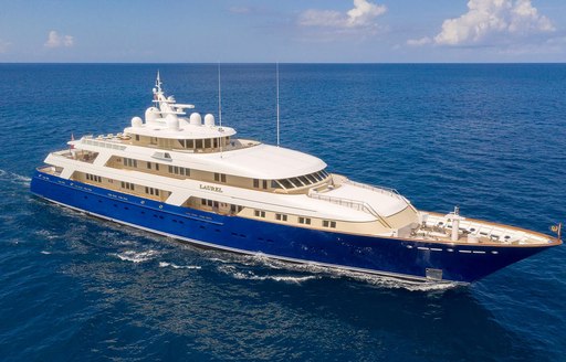 Charter yacht LAUREL at sea