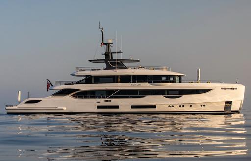 Charter yacht TOSUN at sea