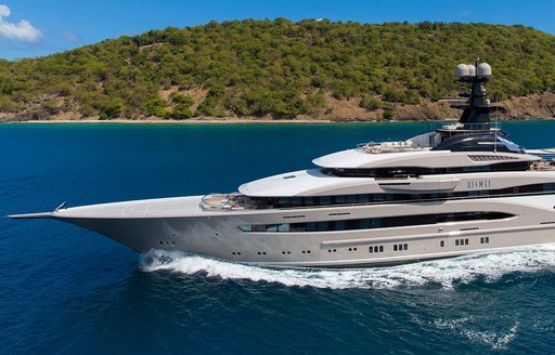 Superyacht charter WHISPER underway