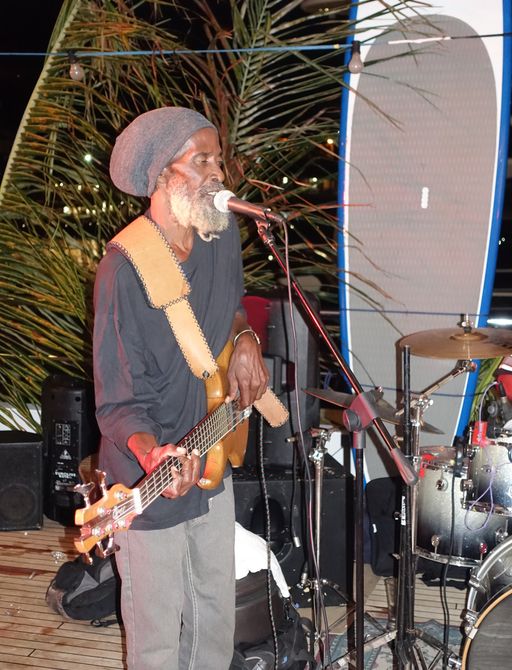 Local reggae at the Antigua Charter Yacht Show