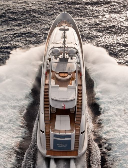 motor yacht 'Silver Wind' attending the 2015 Monaco Yacht Show