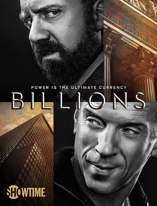 A promotional poster for The Billions.