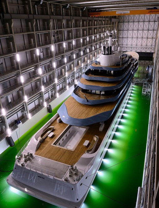 A view of the spaces featured on board superyacht JUBILEE