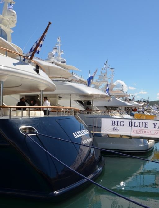Big Blue Yachting banner at MEDYS 2014