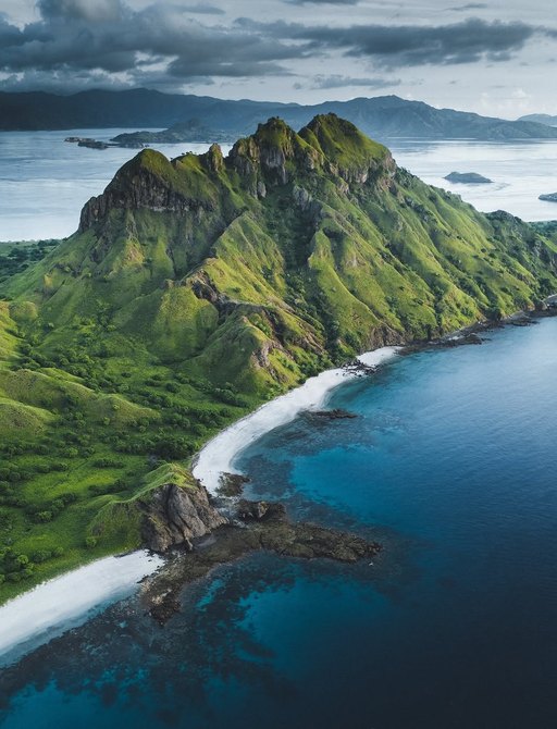 Elevated view of Komodo National Park