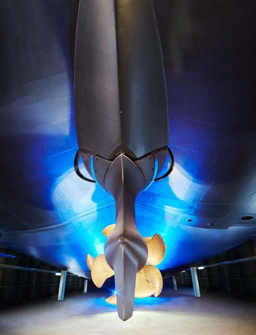 Superyacht SAVANNAH features an innovative propulsion system