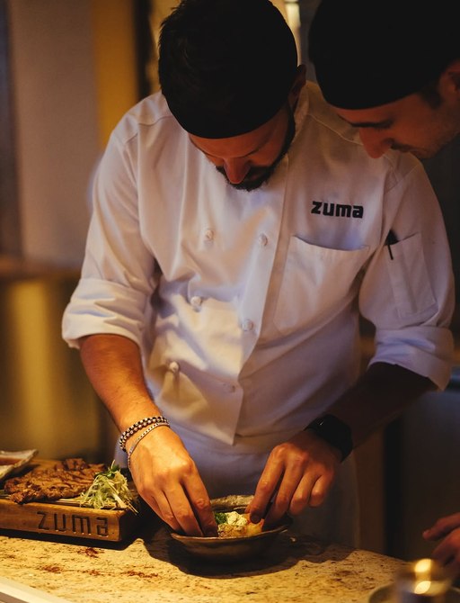 Zuma Chef preparing food
