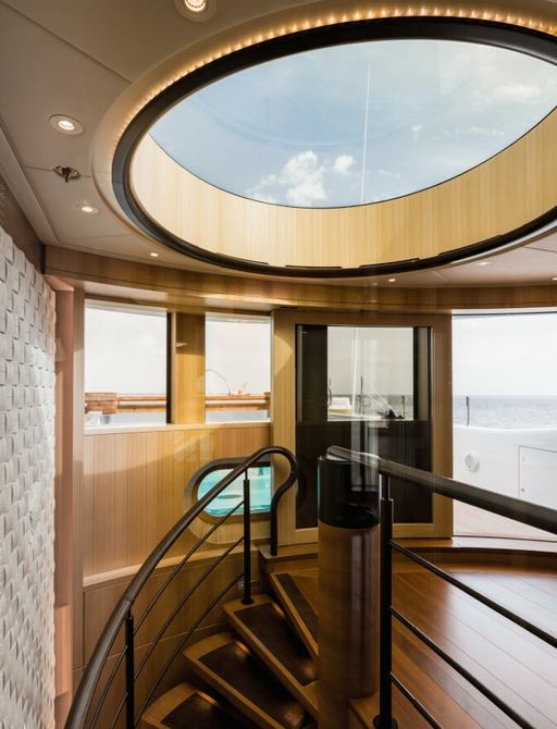 gorgeous interior onboard luxury superyacht VENTUM MARIS