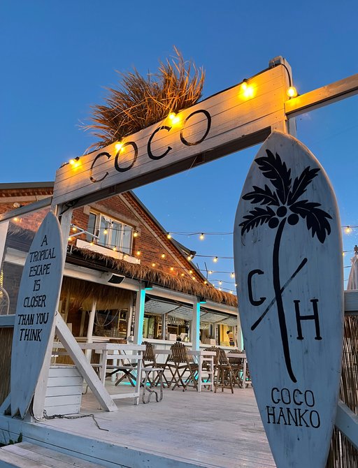 Coco beach club in Hanko, Finland