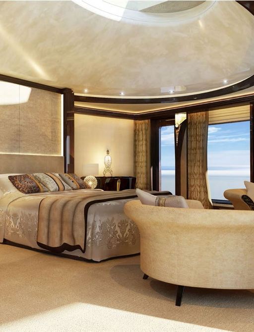 M/Y KISMET Master Suite