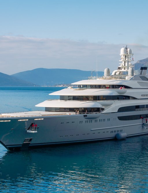 Motor yacht 'Ocean Victory' making her way from La Spezia to Montenegro