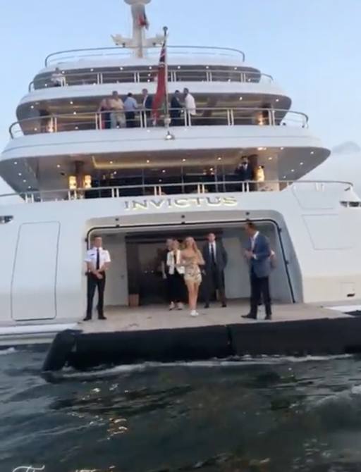Superyacht INVICTUS yacht party with US womens soccer team