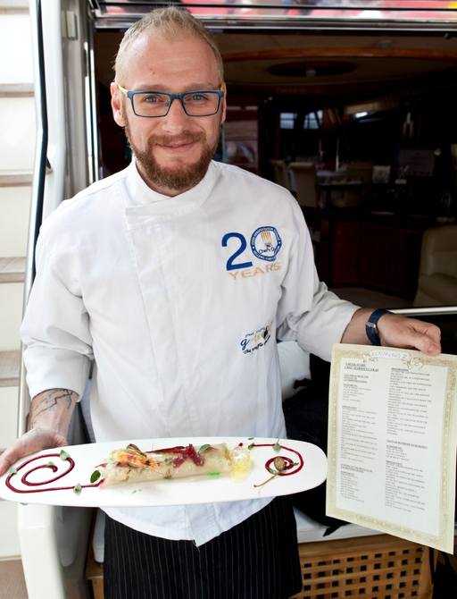 KENTAVROS II’s Chef Marios Glikas was awarded second prize for Category B
