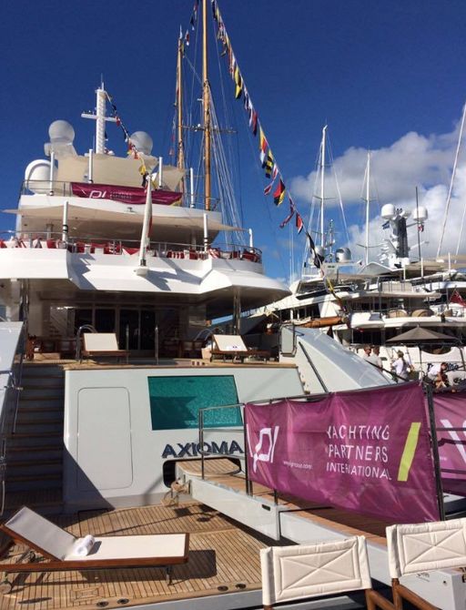 superyacht AXIOMA showcases her offer at the Antigua Charter Yacht Show 2016
