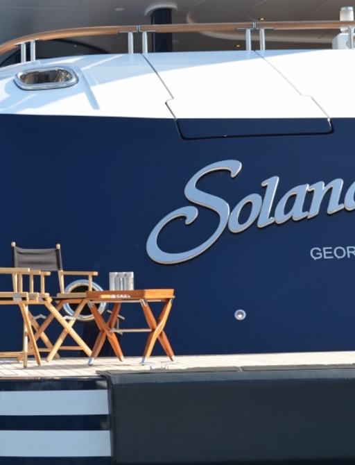 Superyacht Solandge was the third largest  motor yacht at MYS 2014