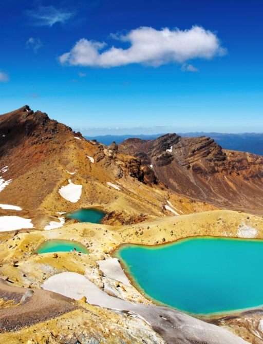 Charter guests can enjoy New Zealand's wild mountainous landscapes