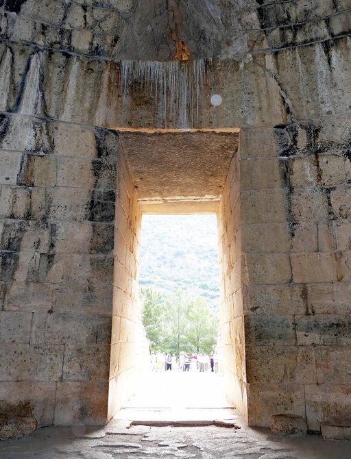 Ancient tomb at the site of Mycenae