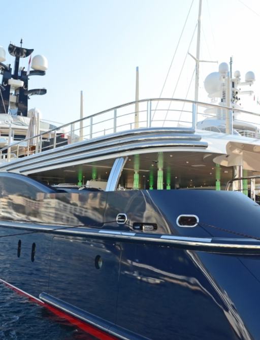 Equanimity was the largest yacht on display at MYS 2014