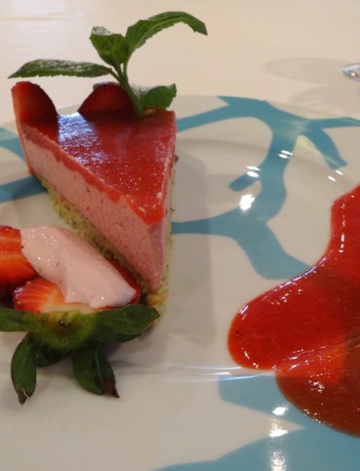 'Lady Dee' lunch - Strawberry Cheesecake