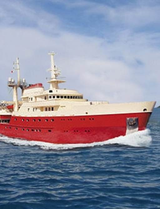 Explorer yacht LEGEND as she looks now 