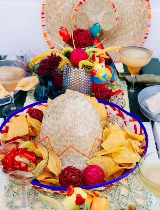 Mexican themed tablescape by Bugsy Drake