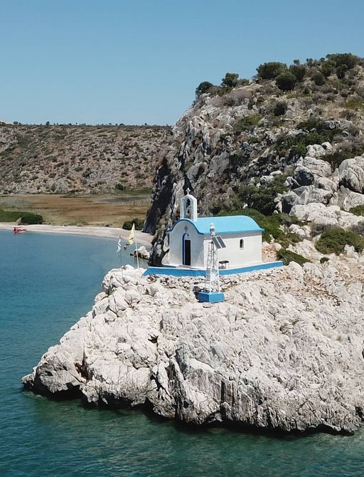 Kondyli Beach Nafplio chapel