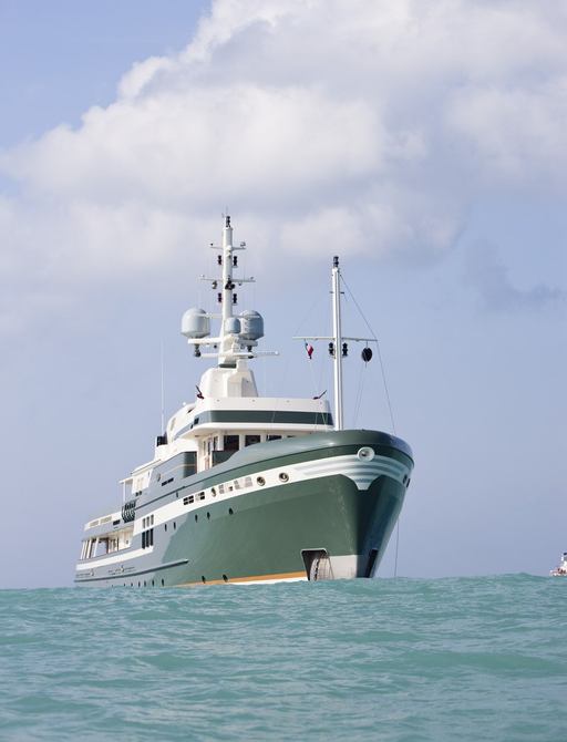 expedition yacht steel cruising on charter
