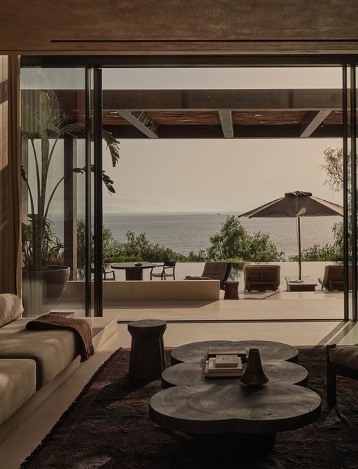Scorpios Bodrum view from interior to exterior patio