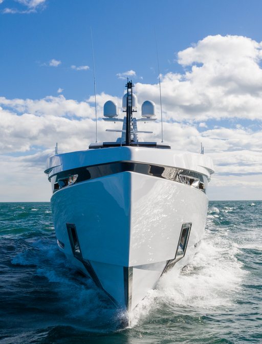 Profile of motor yacht K2