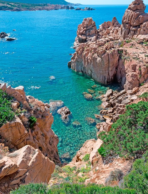Costa Paradiso rocky coastline, Sardinia