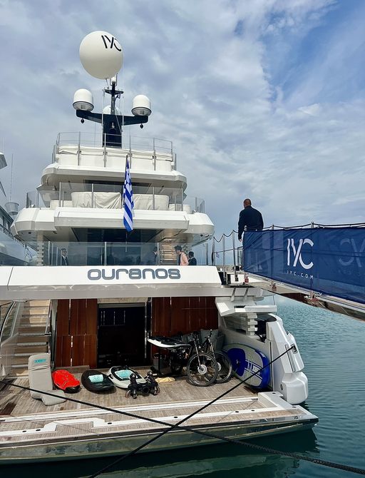 ouranos at the mediterranean yacht show 2023
