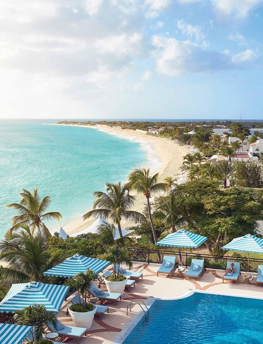 Luxury Belmonde la Sammana resort on the French side of St Martin, Caribbean