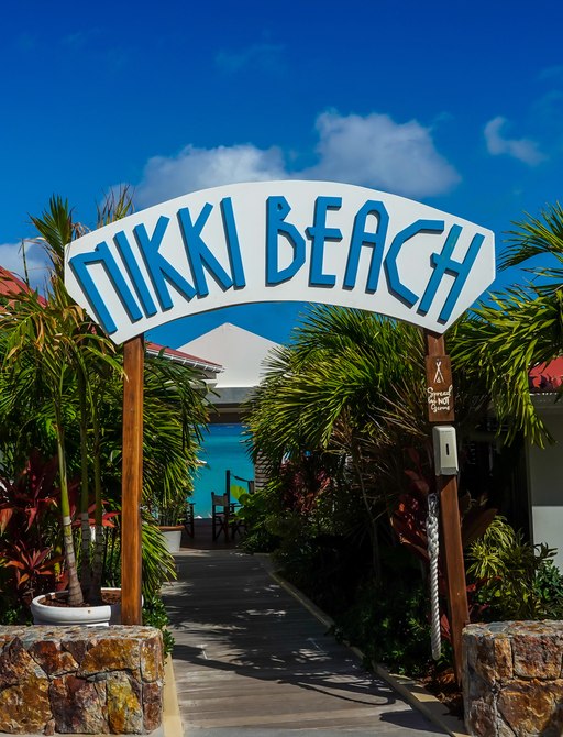 Nikki Beach in St Barts, Caribbean