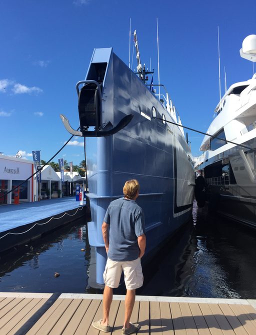 support vessel New Frontiers at FLIBS 2017