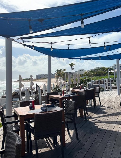 Breezes Anguilla outdoor dining area