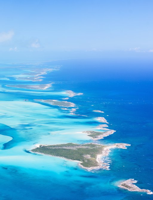 View over the Bahamas