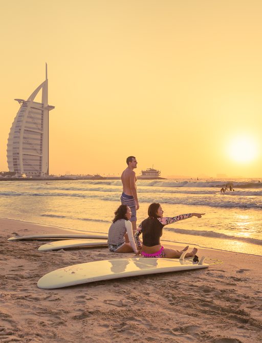 Sunset Beach in Dubai, United Arab Emirates