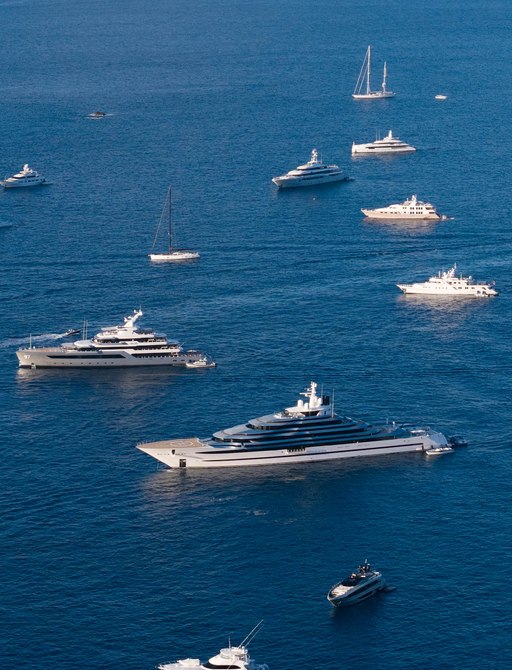 Superyacht charters at anchor in St Barts