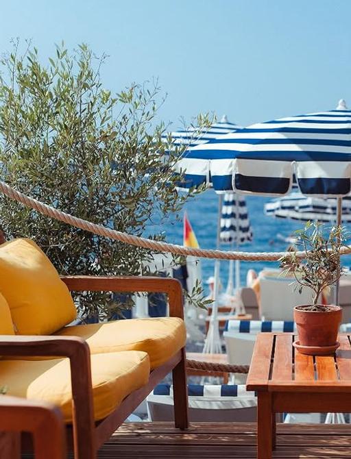 Ruhl Plage Nice lounge area