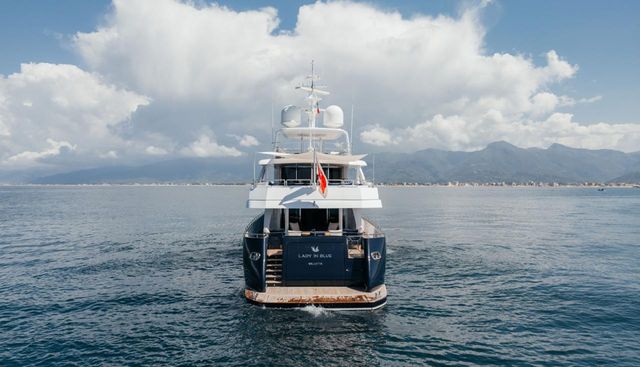 Lady in Blue Yacht 5